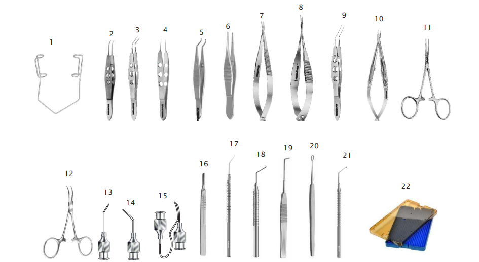 Microsurgery Phaco Cataract Set (Compact)